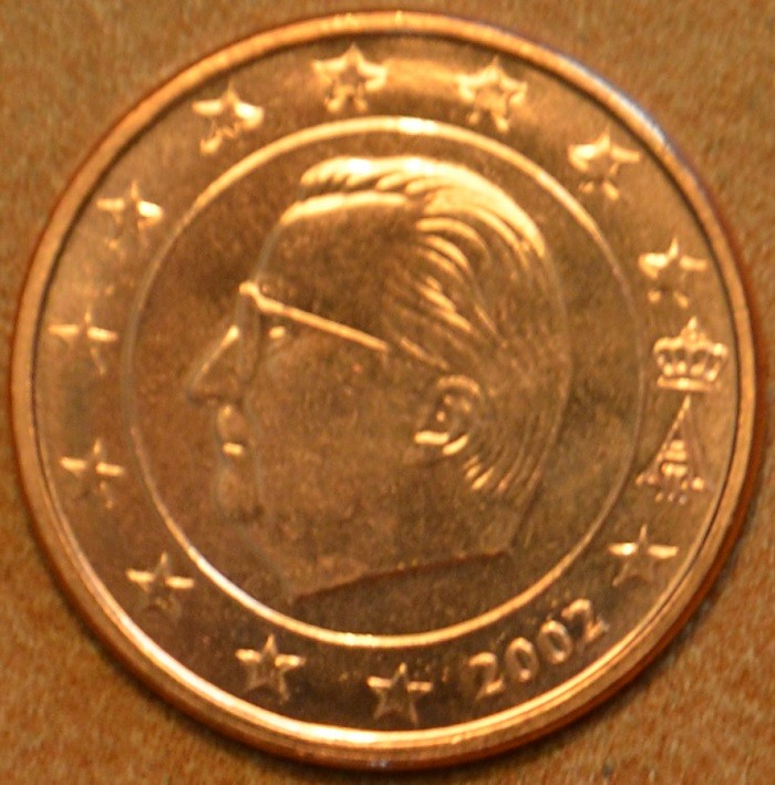 1 cent Belgicko 2002 (UNC)
