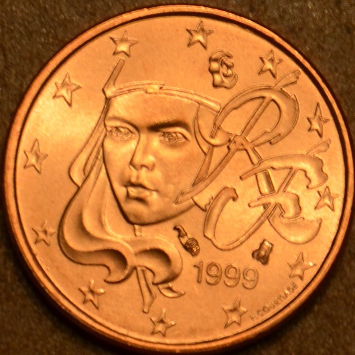 1 cent Francúzsko 1999 (UNC)