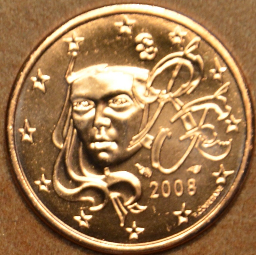 1 cent Francúzsko 2008 (UNC)