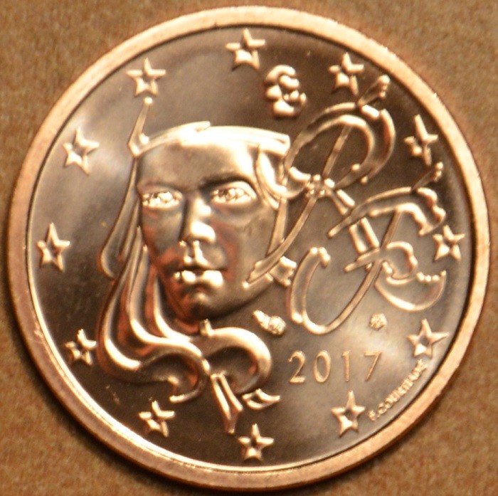 1 cent Francúzsko 2017 (UNC)