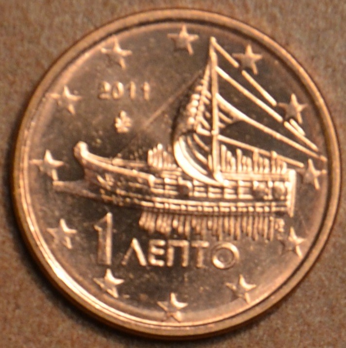 1 cent Grécko 2011 (UNC)