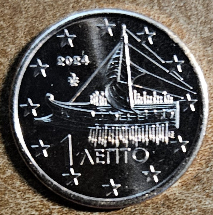 1 cent Grécko 2024 (UNC)