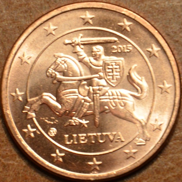 1 cent Litva 2015 (UNC)