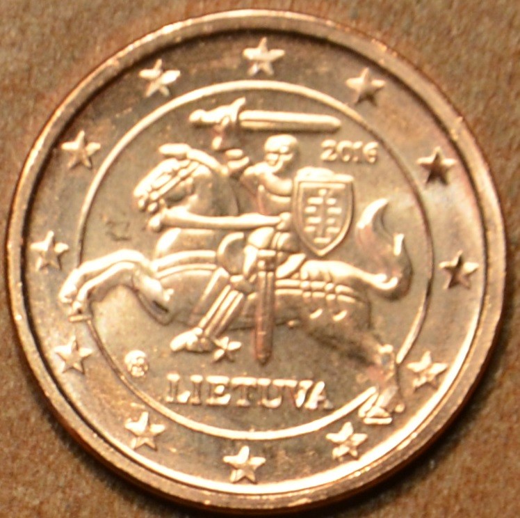 1 cent Litva 2016 (UNC)