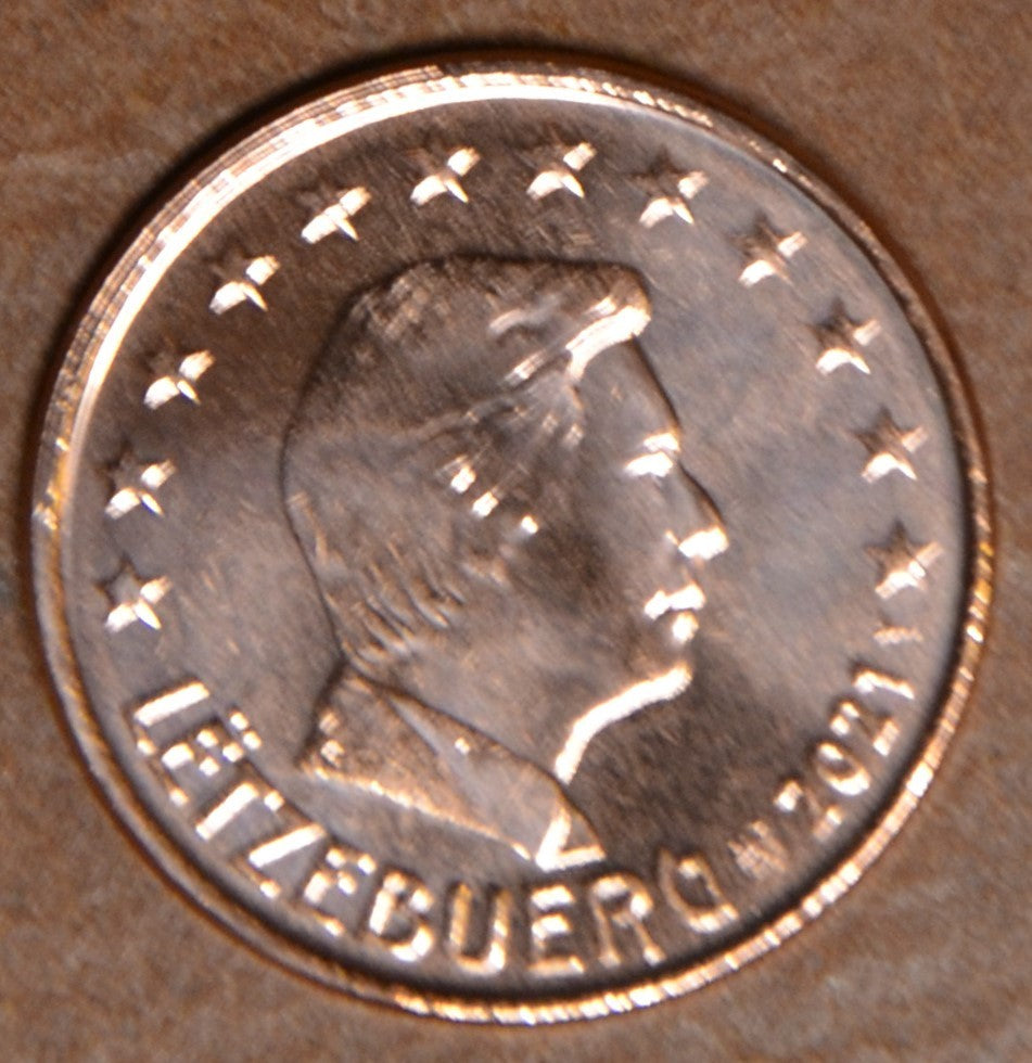 1 cent Luxembursko 2021 (UNC)