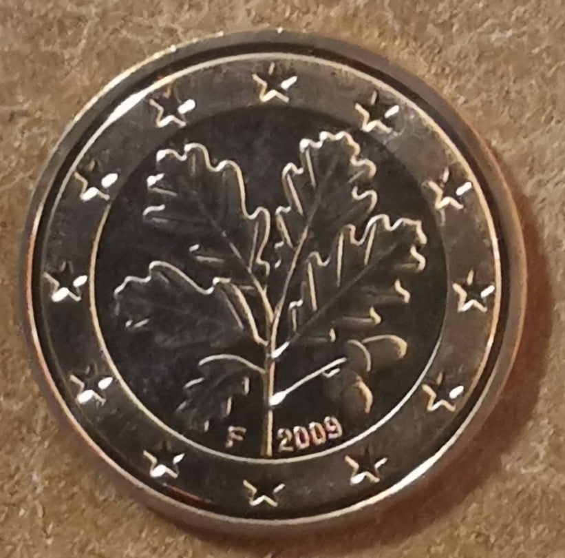 1 cent Nemecko 2009 "F" (UNC)