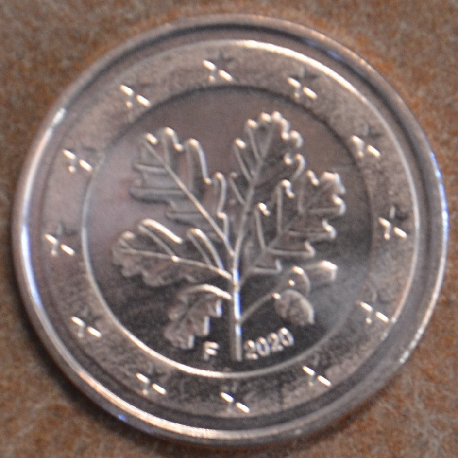 1 cent Nemecko 2020 "F" (UNC)