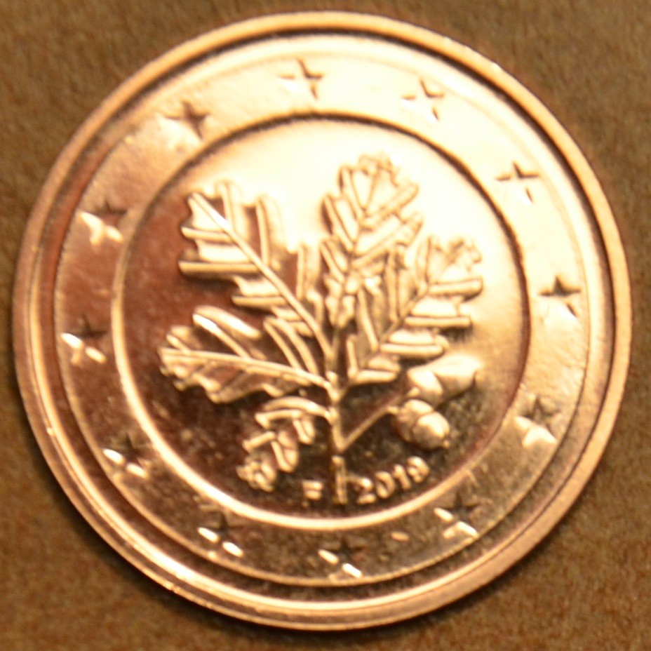 1 cent Nemecko 2019 "F" (UNC)