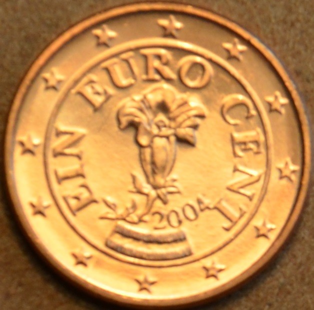 1 cent Rakúsko 2004 (UNC)