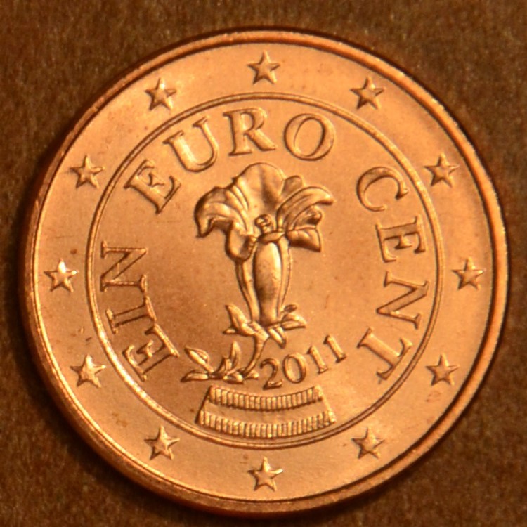 1 cent Rakúsko 2011 (UNC)