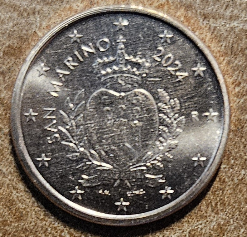 1 cent San Marino 2024 - Nový design (UNC)