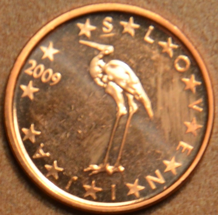 1 cent Slovinsko 2009 (UNC)