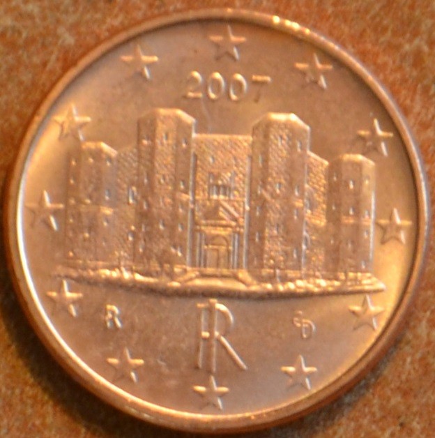 1 cent Taliansko 2007 (UNC)