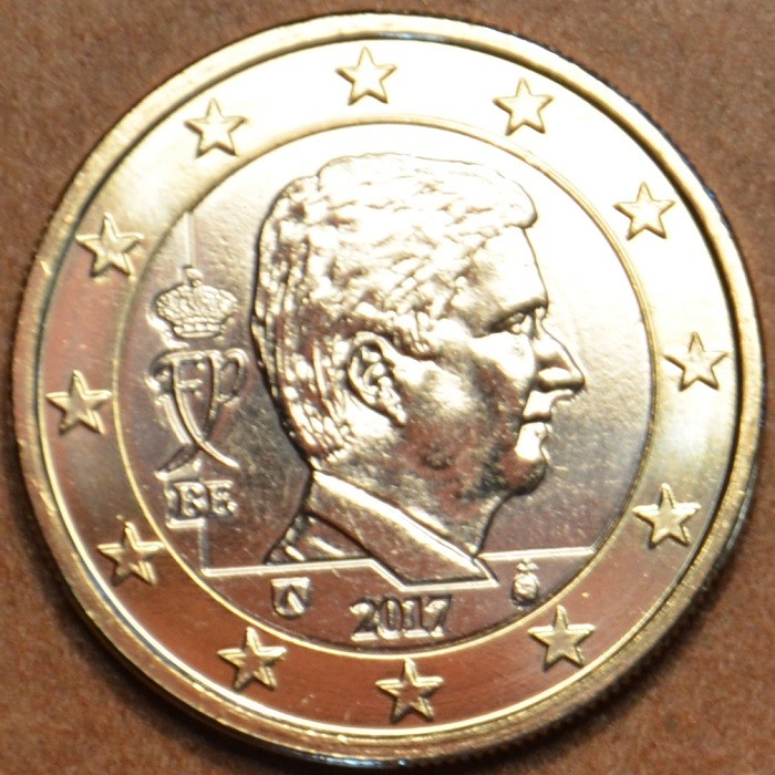 1 Euro Belgicko 2017 - Kráľ Filip (UNC)