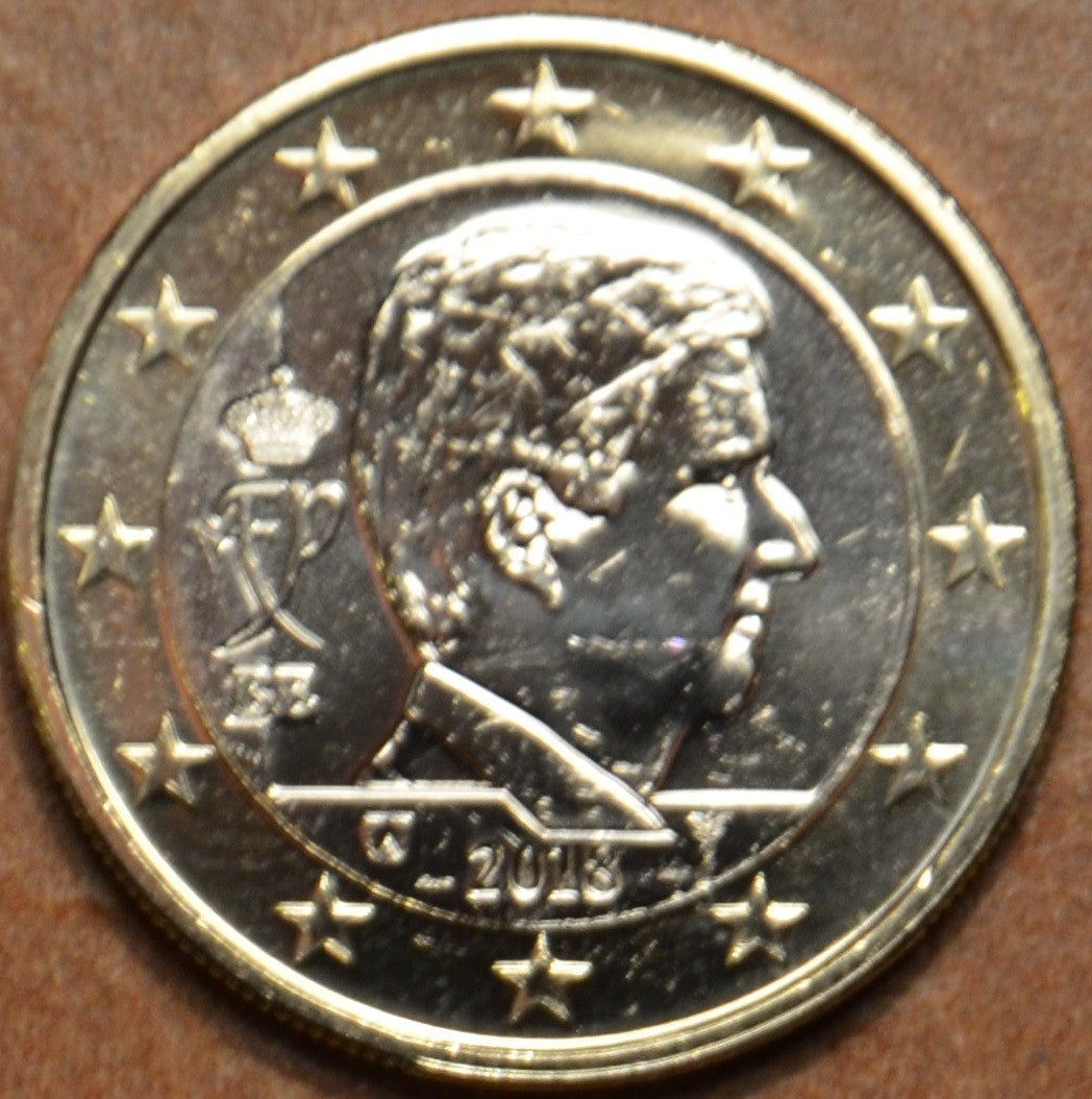 1 Euro Belgicko 2018 - Kráľ Filip (UNC)