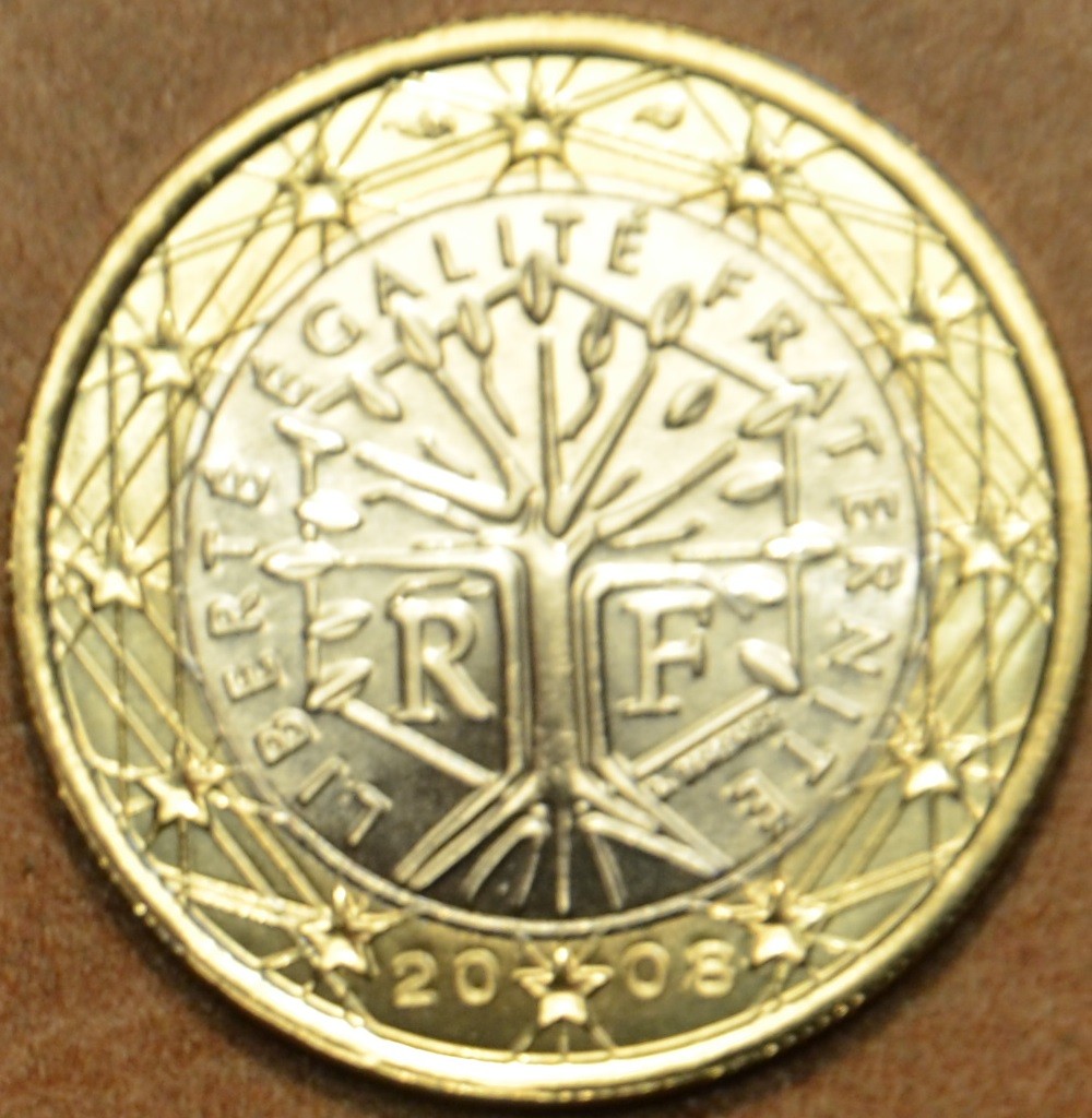 1 Euro Francúzsko 2008 (UNC)