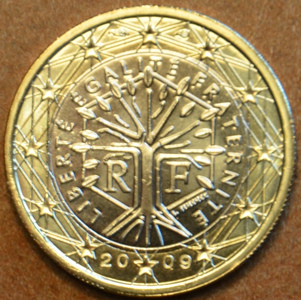 1 Euro Francúzsko 2009 (UNC)