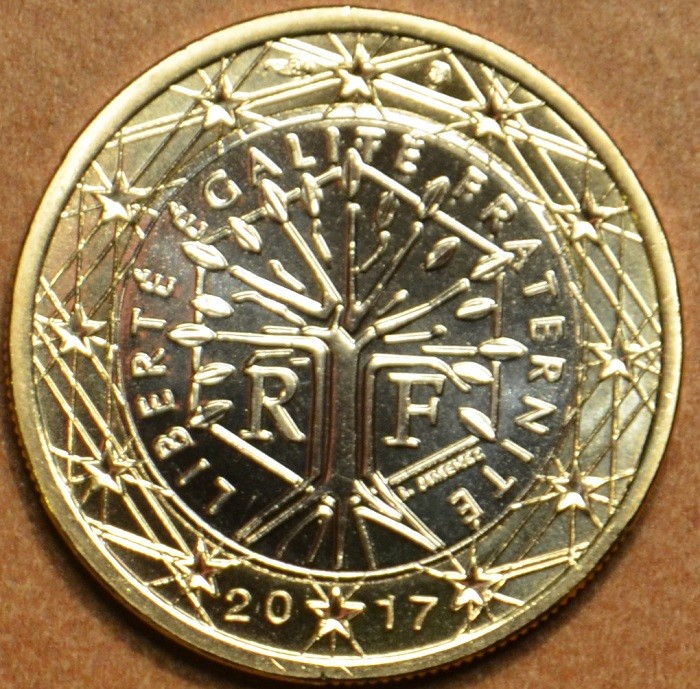 1 Euro Francúzsko 2017 (UNC)