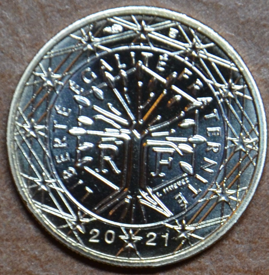 1 Euro Francúzsko 2021 (UNC)