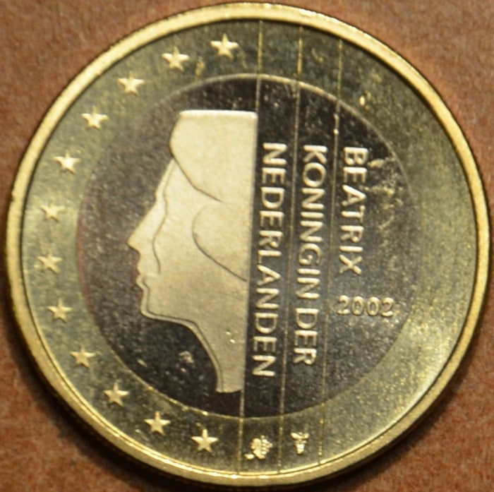 1 Euro Holandsko 2002 - Kráľovná Beatrix (UNC)