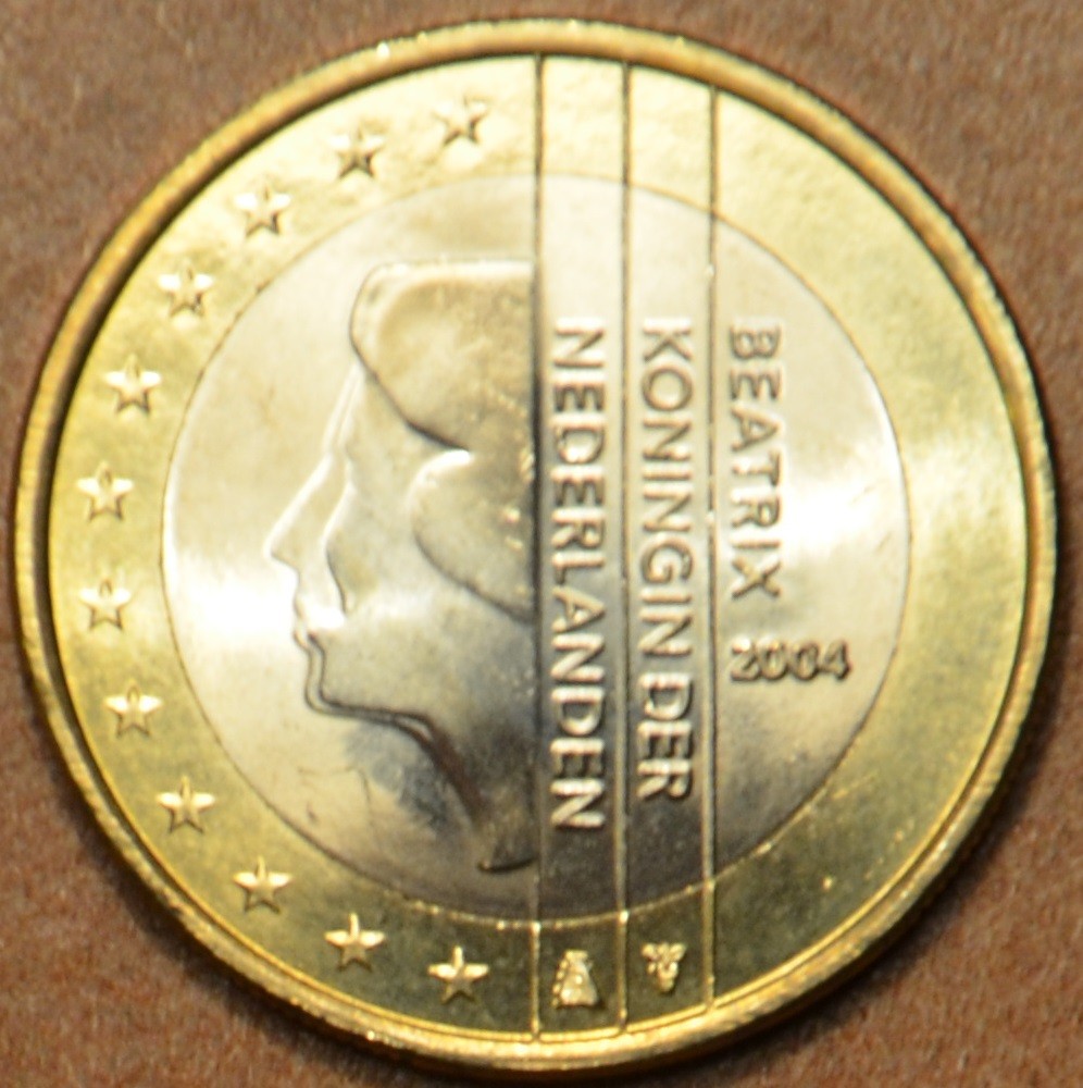 1 Euro Holandsko 2004 - Kráľovná Beatrix (UNC)