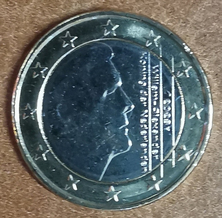 1 Euro Holandsko 2023 - Kráľ Willem Alexander (UNC)