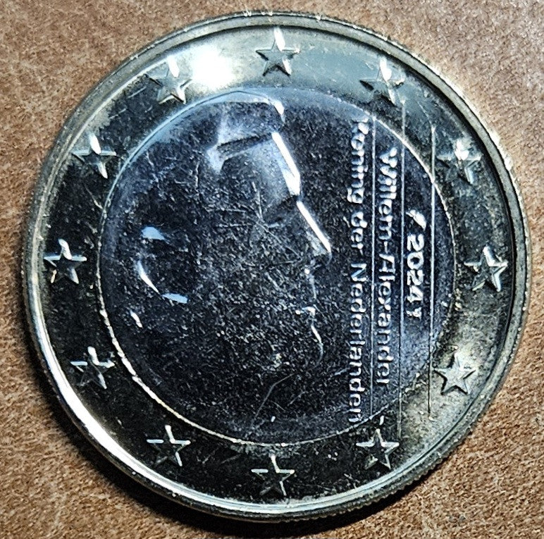 1 Euro Holandsko 2024 - Kráľ Willem Alexander (UNC)