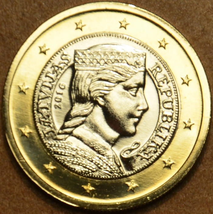 1 Euro Lotyšsko 2016 (UNC)