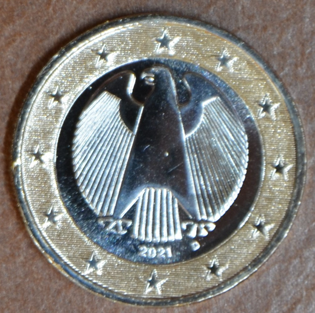 1 Euro Nemecko 2021 "D" (UNC)