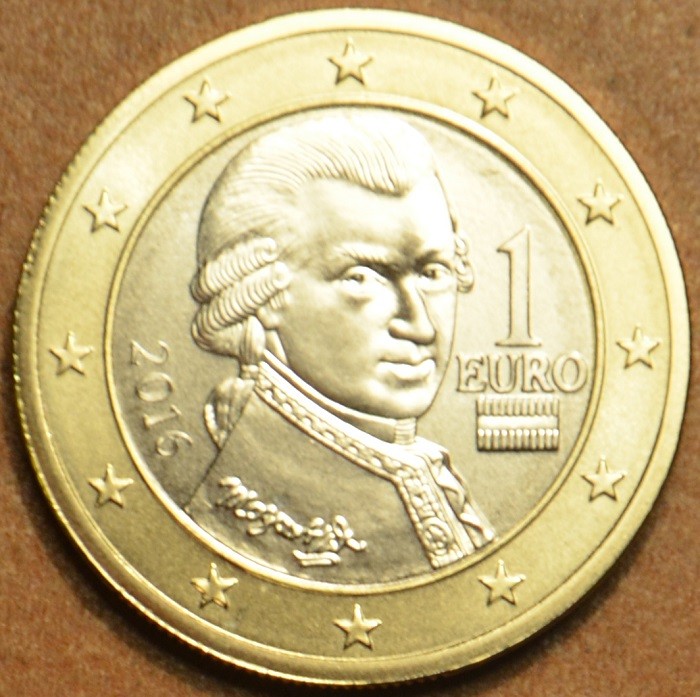 1 Euro Rakúsko 2016 (UNC)