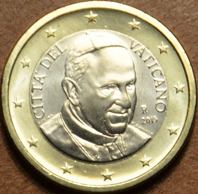 1 Euro Vatikán 2015 František (BU)