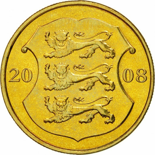 1 krooni Estónsko 2008 (UNC)