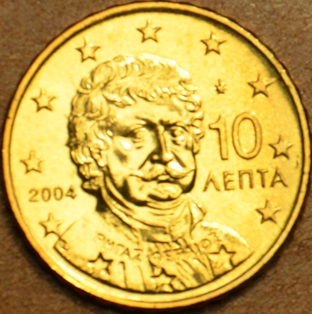 10 cent Grécko 2004 (UNC)
