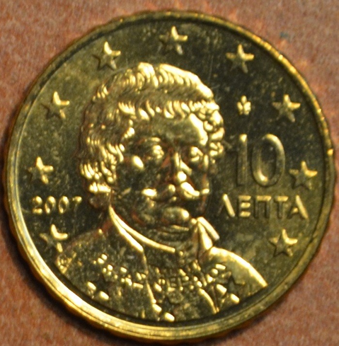 10 cent Grécko 2007 (UNC)