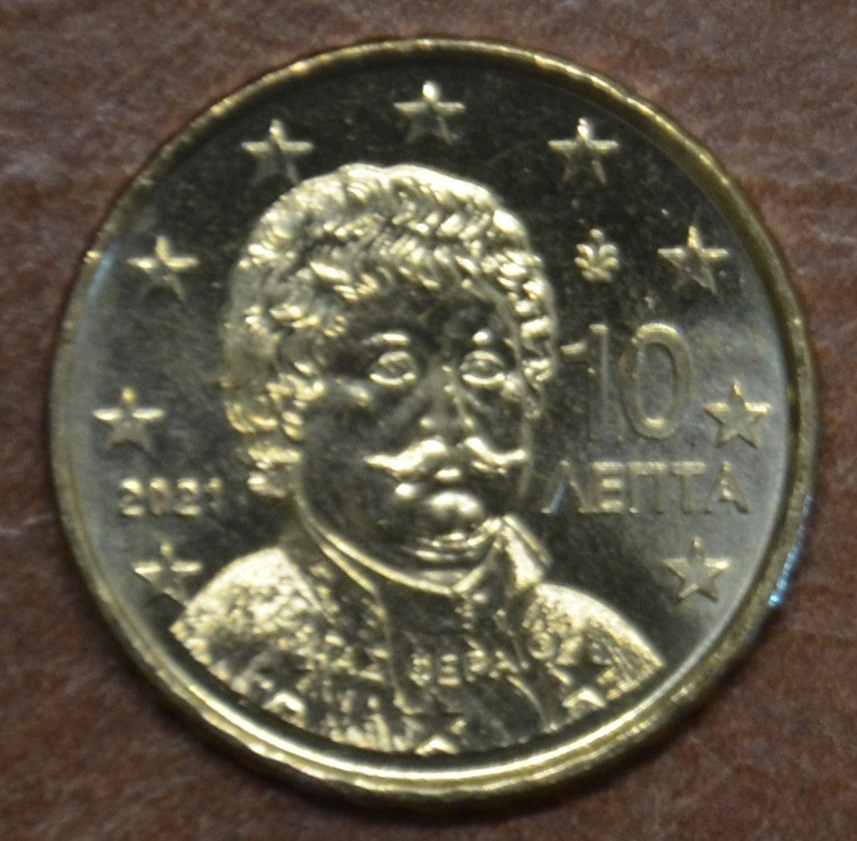 10 cent Grécko 2021 (UNC)