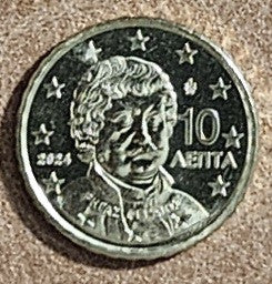10 cent Grécko 2024 (UNC)