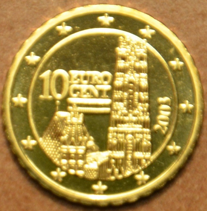 10 cent Rakúsko 2003 (UNC)