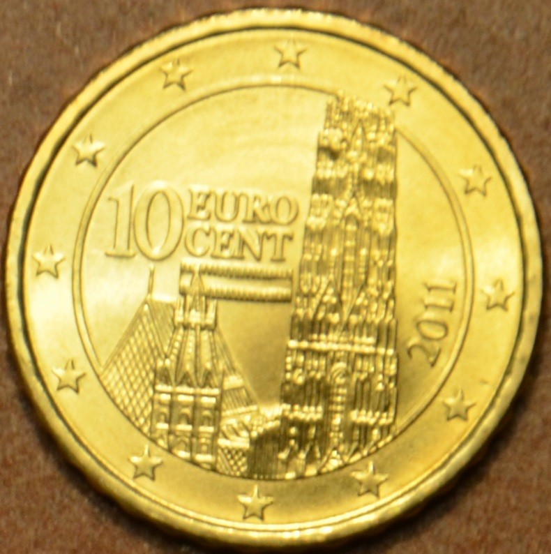 10 cent Rakúsko 2011 (UNC)