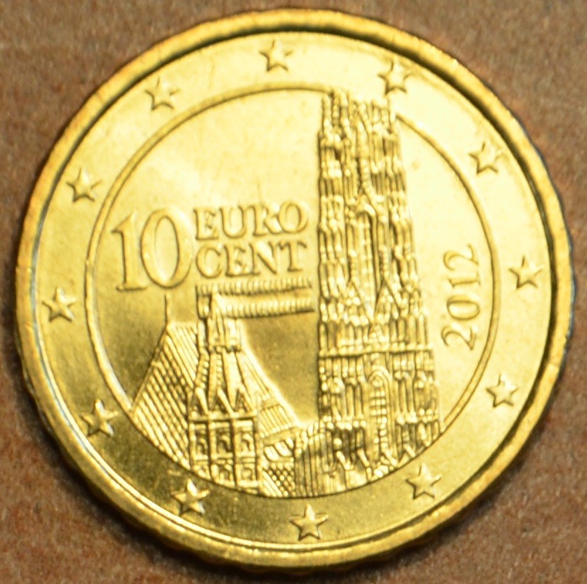 10 cent Rakúsko 2012 (UNC)