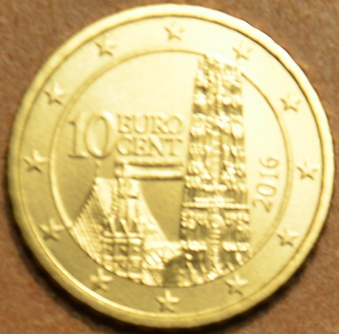 10 cent Rakúsko 2016 (UNC)