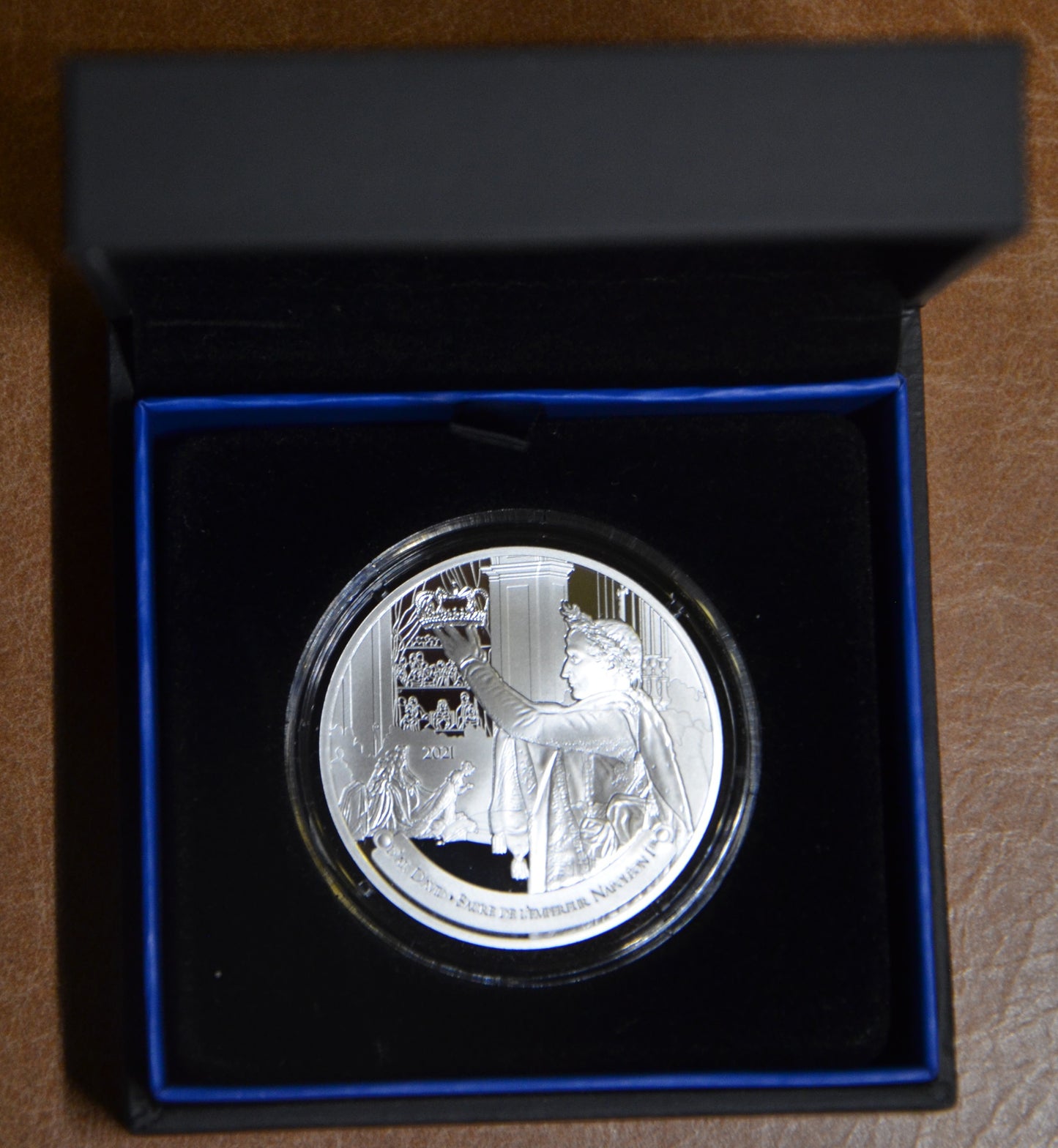 10 Euro Francúzsko 2021 - Louvre - Korunovácia Napoleona I. (Proof)