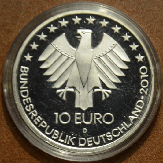 10 Euro Nemecko "D" 2010 - 175 rokov železnice (UNC)