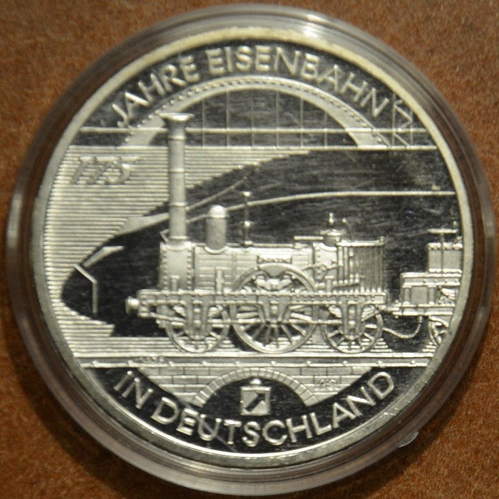 10 Euro Nemecko "D" 2010 - 175 rokov železnice (UNC)