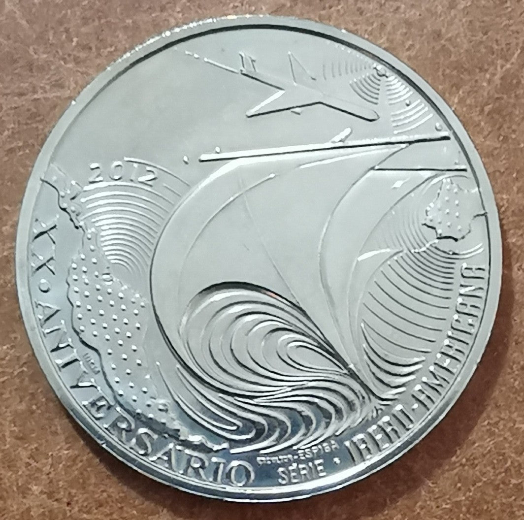 10 Euro Portugalsko 2012 - 20. výročie Ibero-americkej série (UNC)