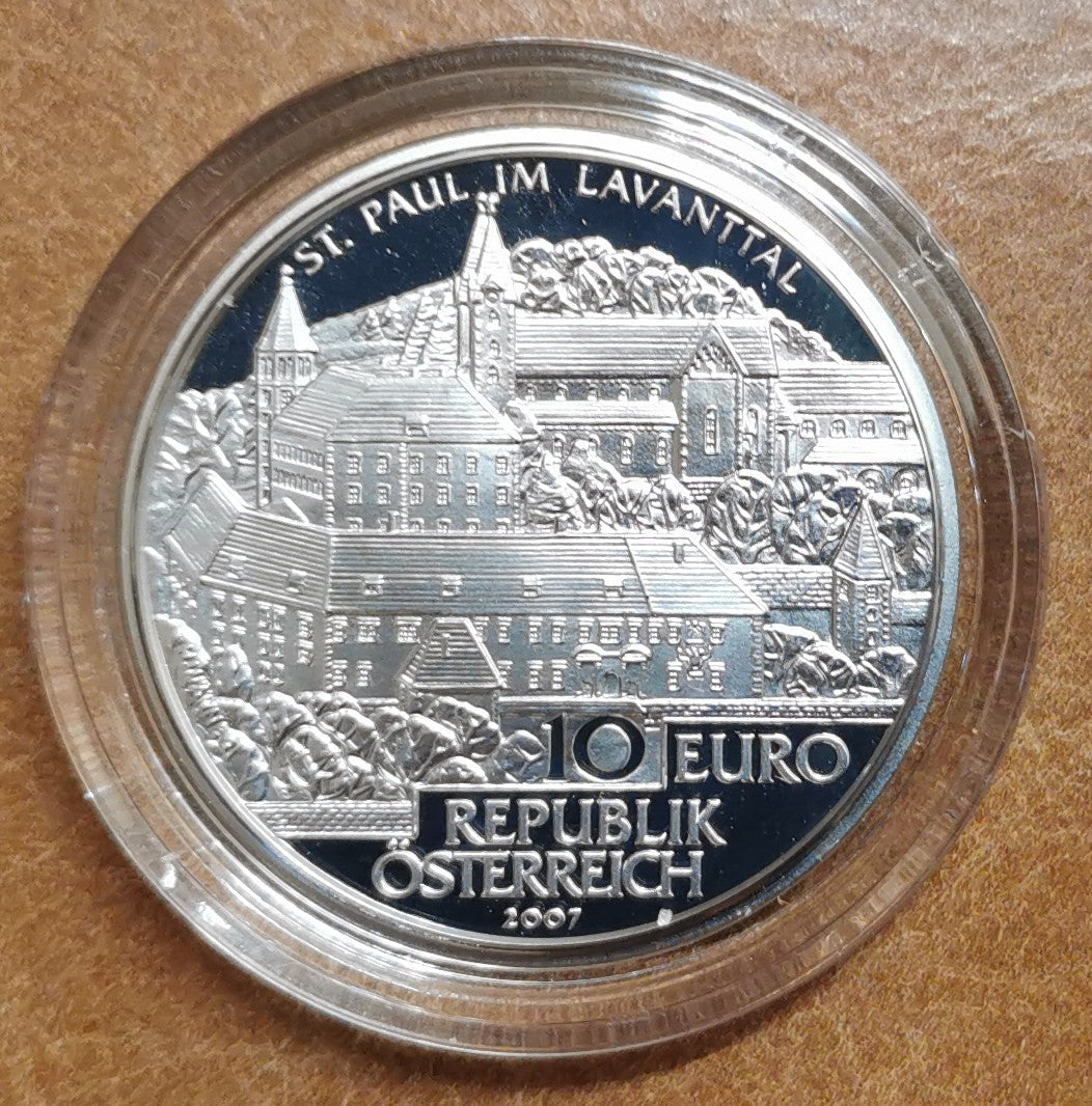 10 Euro Rakúsko 2007 Lavanttal (Proof)