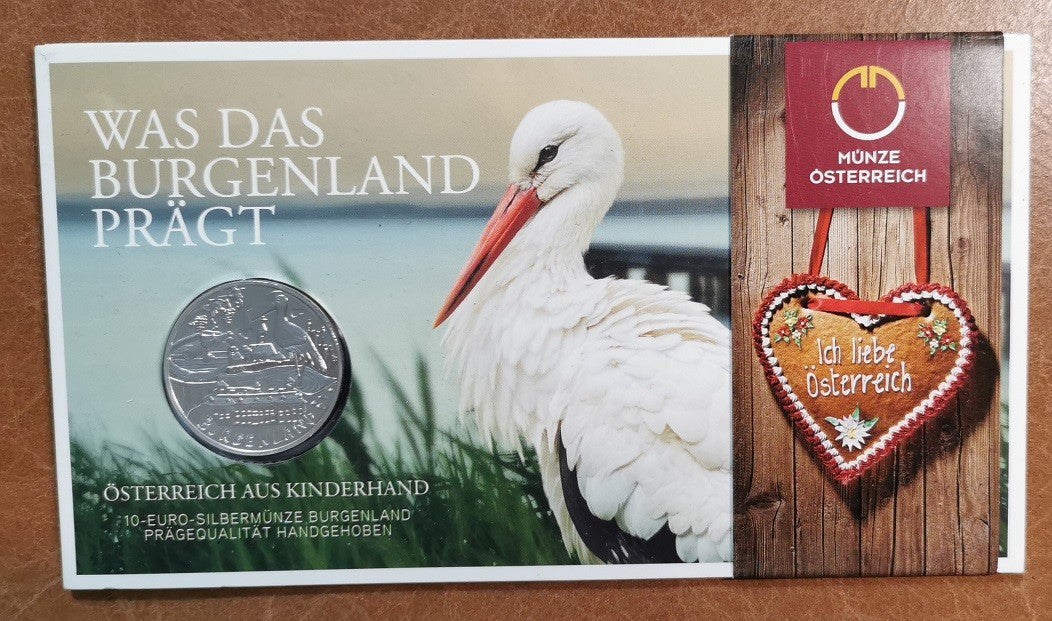 10 Euro Rakúsko 2015 Burgenland (BU)