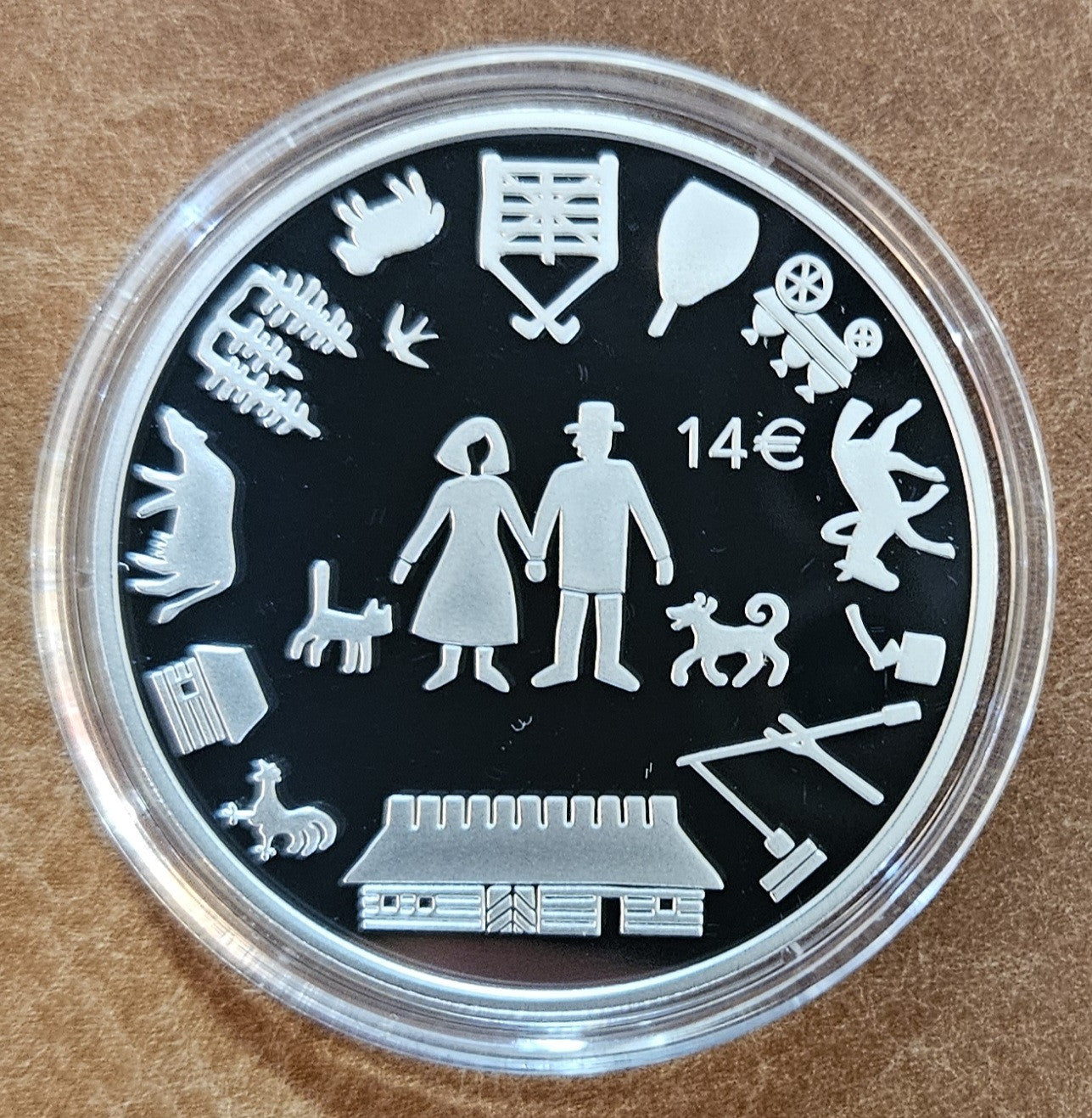 14 Euro Estónsko 2023 Estónske farmárstvo (Proof)
