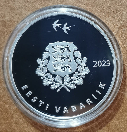 14 Euro Estónsko 2023 - Estónsky farmársky pár (Proof)