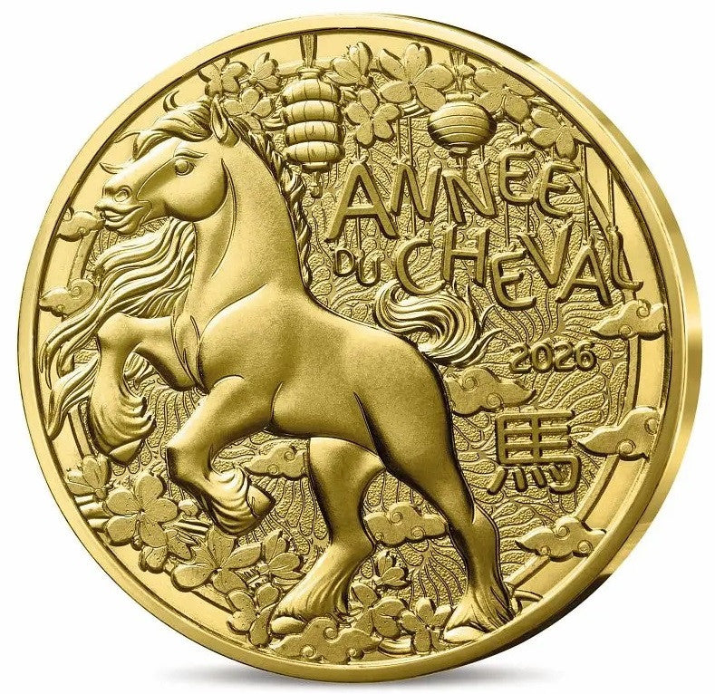 1/4 Euro Francúzsko 2026 - Rok kona (UNC)