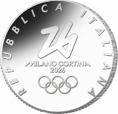 1/4 Euro Taliansko 2025 - Cortina 2026: Maskot (UNC)